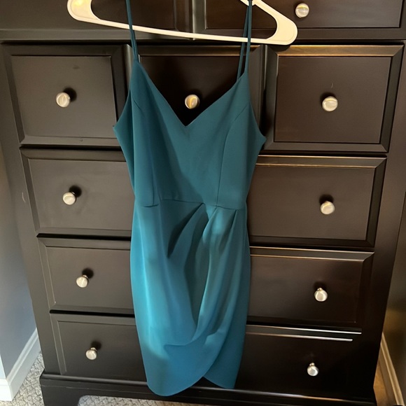 Lulus Torquoise Cocktail Dress - Picture 1 of 3